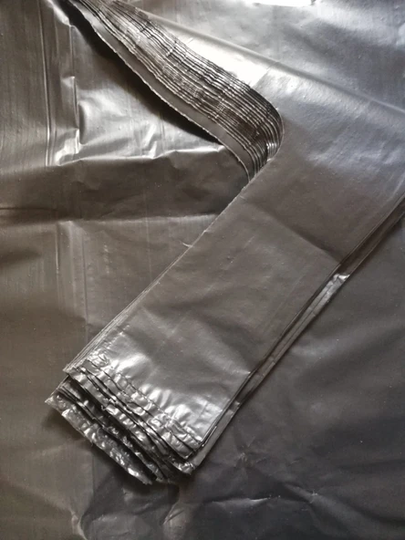 Ekstra Kalın Siyah Poşet 40x75 cm 3 Kg Dayanıklı Atlet Poşet Dökme Siyah Battal Boy Çöp Poşeti - 2