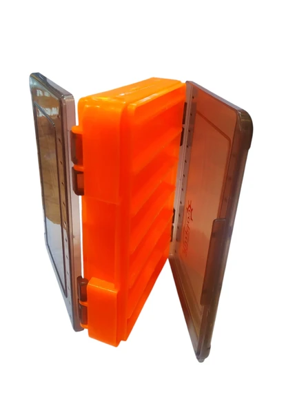 Captain 7223 Orange Sahte Balık Kutusu 12 Gözlü 13x9x3cm - 2