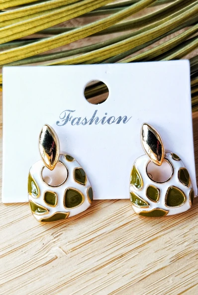 Monalisa Home Lüks  Figürlü Gösterişli Desenli Küpe