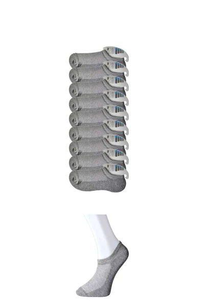 Gri Erkek Görünmez Çorap 9 çift ürün görseli