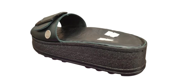 MAMMAMİA D25YT-1290 KALIN TABAN YUMUŞAK DERİ KADIN TERLİK - Resim 11