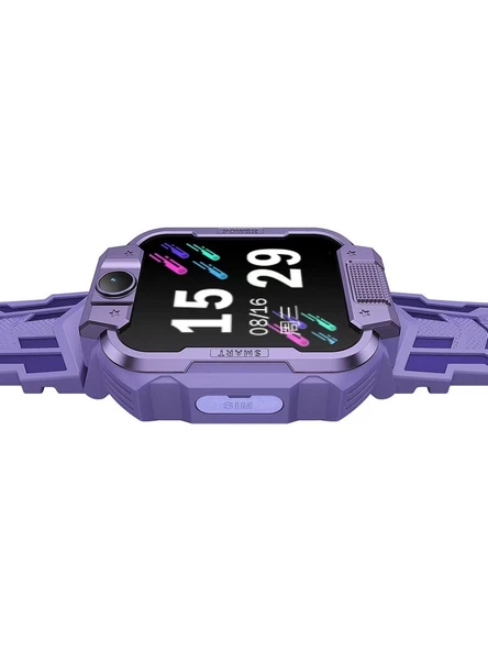 Philips F1 Max Çift Kameralı Akıllı Çocuk Saati Mor - Resim 4