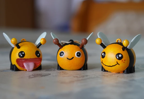 Byr Thicc Bee - Dekoratif Askı (Sadece Plastik Aparattır!!!) 3D - 4