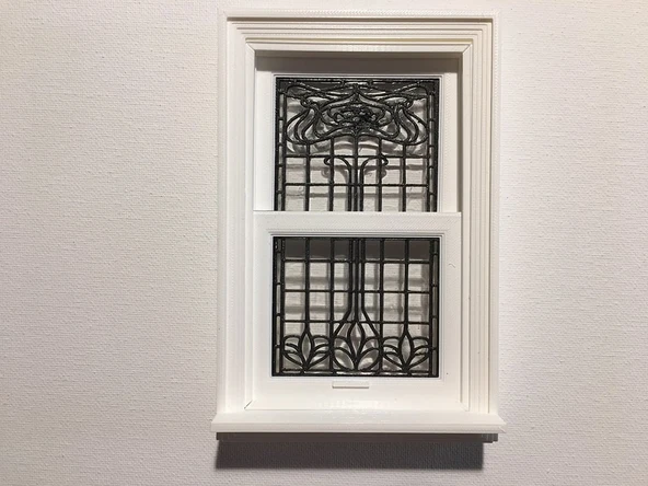 Byr Bebek evleri için Windows 1/12 Ölçeği (Sadece Plastik Aparattır!!!) 3D ürün görseli