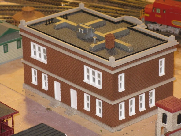 Byr Ho ölçekli okul binası (Sadece Plastik Aparattır!!!) 3D - 3