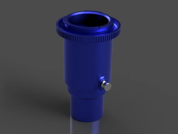 Byr Prime Focus ve Gutip Projeksiyonu için Değişken Teleskop Kamera Adaptörü, Fujifilm X Mount 1.25 "Teleskop (Sadece Plastik Aparattır!!!) 3D - 3