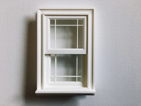 Byr Bebek evleri için Windows 1/12 Ölçeği (Sadece Plastik Aparattır!!!) 3D - Resim 3