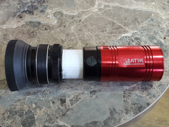 Byr Teleskop Kamera T2'den Pentax M42 Lens Adaptör (Sadece Plastik Aparattır!!!) 3D