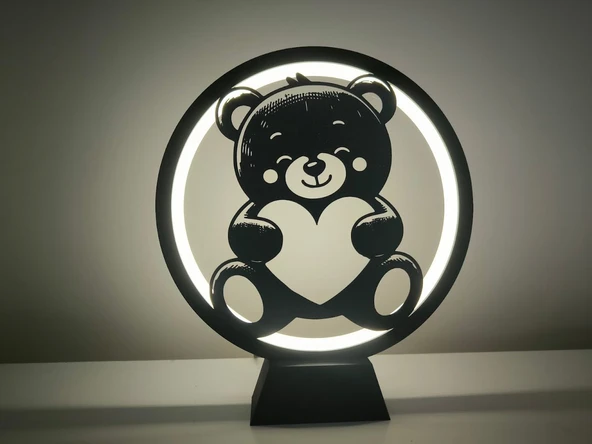 Byr Yüzük lambası için Sevgililer Günü panelleri (Sadece Plastik Aparattır!!!) 3D - Resim 3