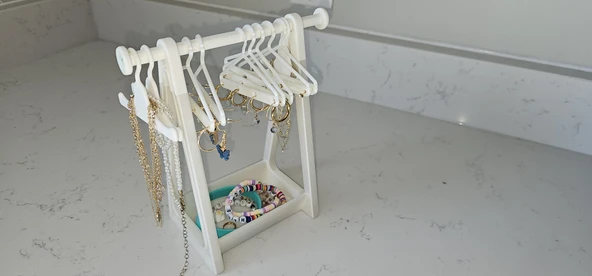 Byr Küpe ve Kolye Tutucu (Sadece Plastik Aparattır!!!) 3D - 2