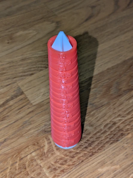 Byr Yüzük boyutu ölçüm seti - özelleştirilebilir (Sadece Plastik Aparattır!!!) 3D - Resim 4