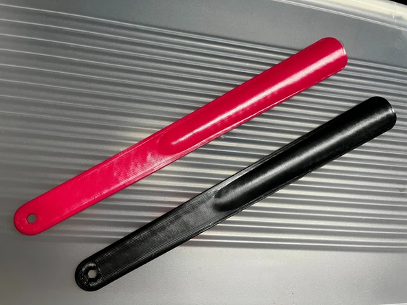 Byr Ayakkabı Ayakkabı Horn Schuhlöffel Shoespoon - Fırında Deforme edilebilir (Sadece Plastik Aparattır!!!) 3D - Resim 3