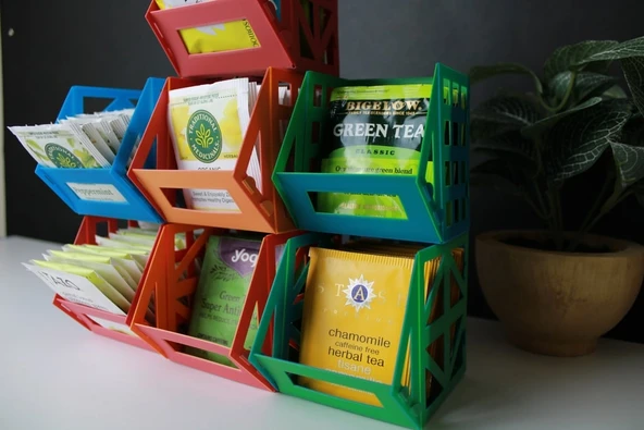 Byr Katlanabilir çay sepetleri (birden çok versiyon) (Sadece Plastik Aparattır!!!) 3D