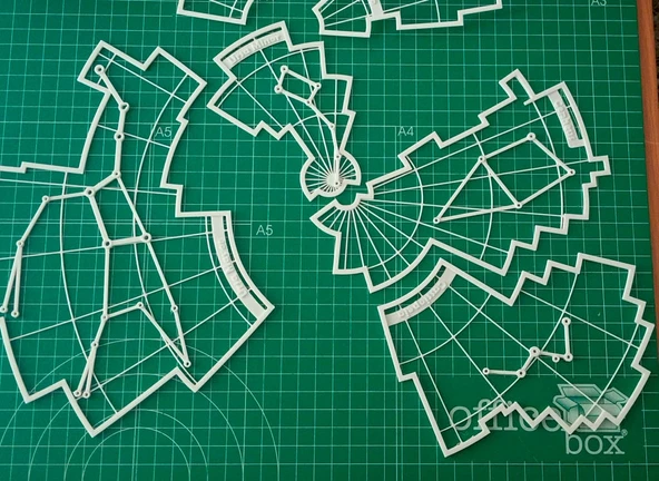 Byr Takımyıldızlar- Kuzey Circumpolar (Boreal) (Sadece Plastik Aparattır!!!) 3D