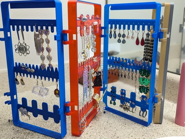 Byr Kolye, Yüzük ve Küpe Tutucu (Sadece Plastik Aparattır!!!) 3D ürün görseli