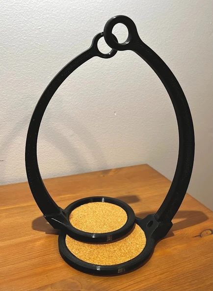 Byr Dövme önleyici bardak ve kase taşıyıcıları (Sadece Plastik Aparattır!!!) 3D - 4