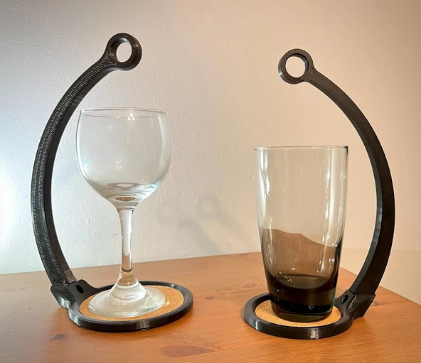 Byr Dövme önleyici bardak ve kase taşıyıcıları (Sadece Plastik Aparattır!!!) 3D - 3