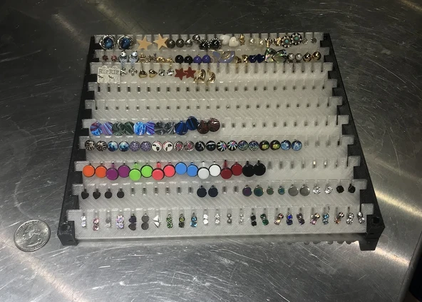 Byr Küpe sahibi, özelleştirilebilir (Sadece Plastik Aparattır!!!) 3D - 2