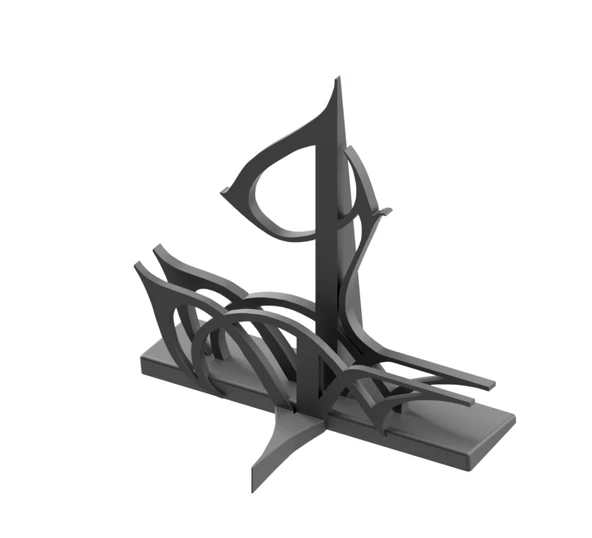 Byr İnsomnium kitap standı (Sadece Plastik Aparattır!!!) 3D - 4