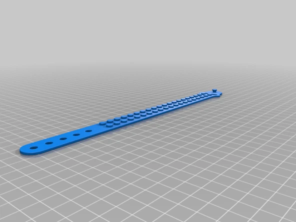 Byr LEGO DOT uyumlu tuğla bilezik (Sadece Plastik Aparattır!!!) 3D - 4