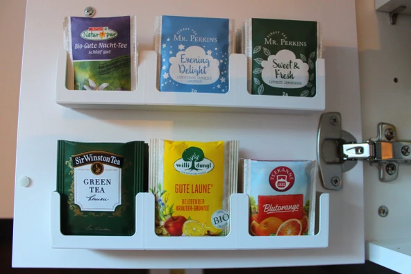 Byr Çay poşeti dağıtıcı (Sadece Plastik Aparattır!!!) 3D