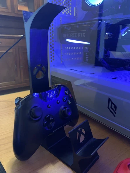 Byr Xbox kumandası ve kulaklık standı (Sadece Plastik Aparattır!!!) 3D - 2