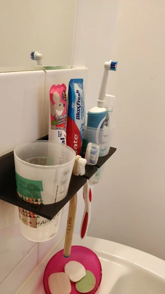 Byr Diş Fırçaları Desteği (Sadece Plastik Aparattır!!!) 3D - 3