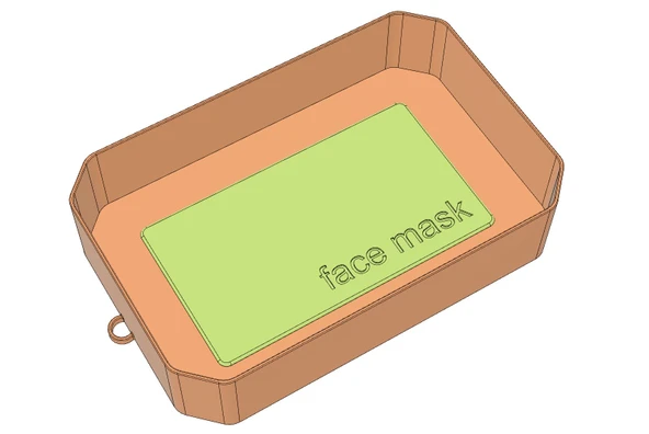 Byr Yüz maskesini yıkamak için kap (Sadece Plastik Aparattır!!!) 3D - Resim 3