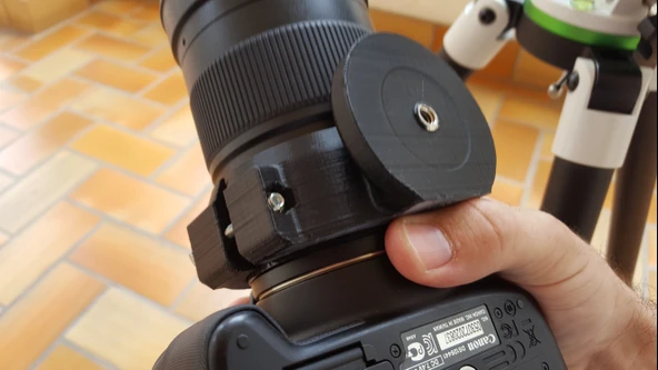 Byr Samyang 135mm için montaj ve yıldız maceracı veya herhangi bir tripod. (Sadece Plastik Aparattır!!!) 3D - 4