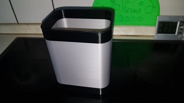 Byr çöp kutusu - atık kağıt kutusu - depolama kutusu - kova - kova - çanak çömlek tutucu (Sadece Plastik Aparattır!!!) 3D