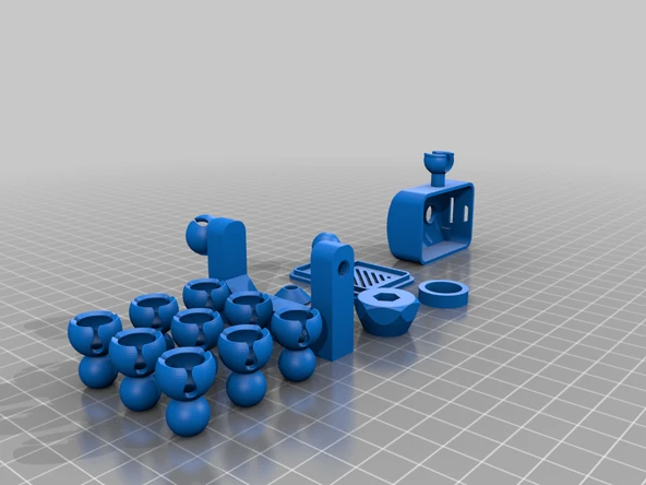 Byr Kamera montajı 360 ° arduino ESP32-CAM (Sadece Plastik Aparattır!!!) 3D - 3