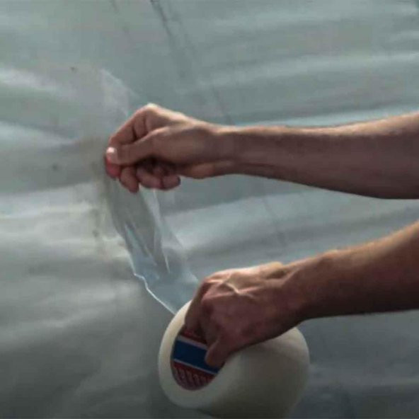 10 CM UNİTTO A KALİTE SERA TAMİR BANDI 33 METRE SERA NAYLONU TAMİR BANT ( Unitto Greenhouse Repair Tape) - Resim 4