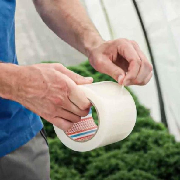 10 CM UNİTTO A KALİTE SERA TAMİR BANDI 33 METRE SERA NAYLONU TAMİR BANT ( Unitto Greenhouse Repair Tape) - Resim 6