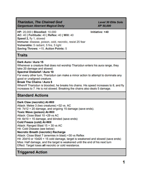 Byr Tharizdun zincirlenmiş tanrı D&D figürü (Sadece Plastik Aparattır!!!) 3D - 3