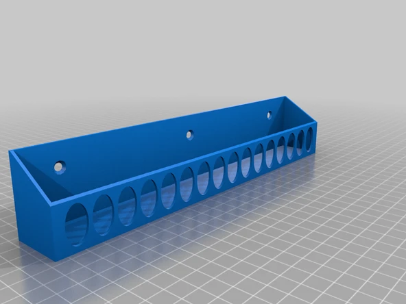 Byr Oje Rafı - Özelleştirilebilir (Sadece Plastik Aparattır!!!) 3D - Resim 4