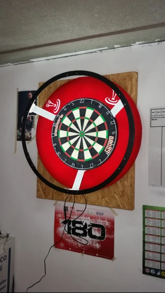 Byr Dart Tahta Yüzük Işığı (Sadece Plastik Aparattır!!!) 3D - 2