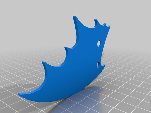 Byr Saç bandı yarasa stili (Sadece Plastik Aparattır!!!) 3D - 3