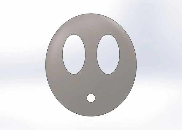 Byr Utangaç adam (utangaç gal) maske (Sadece Plastik Aparattır!!!) 3D - Resim 3