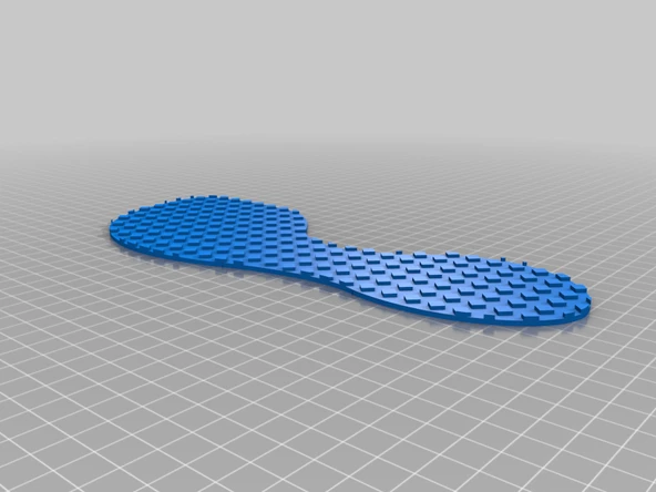 Byr Özelleştirilebilir "Kübik Bezier" terapötik ayakkabı eki (Sadece Plastik Aparattır!!!) 3D - 2