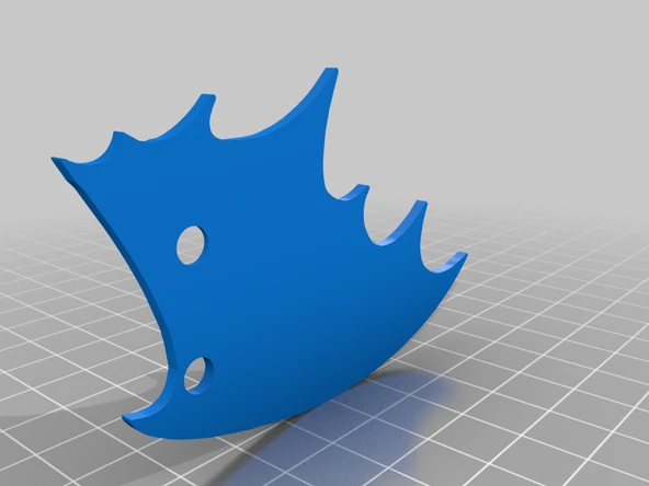 Byr Saç bandı yarasa stili (Sadece Plastik Aparattır!!!) 3D - 4