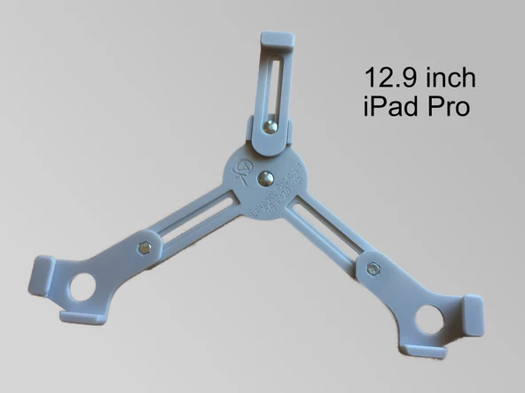 Byr Universal iPad Mount (iPad Mini - iPad Pro 12.9) (Sadece Plastik Aparattır!!!) 3D - 2
