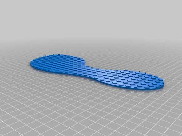 Byr Özelleştirilebilir "Kübik Bezier" terapötik ayakkabı eki (Sadece Plastik Aparattır!!!) 3D - 1