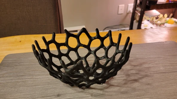 Byr Mercan tipi meyve kasesi (Voronoi malzemeleriyle oynuyor ...) (Sadece Plastik Aparattır!!!) 3D - 3