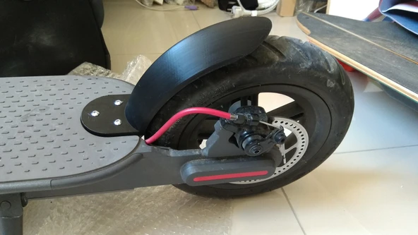 Byr M365 Xiaomi Mudguard (Sadece Plastik Aparattır!!!) 3D - 4