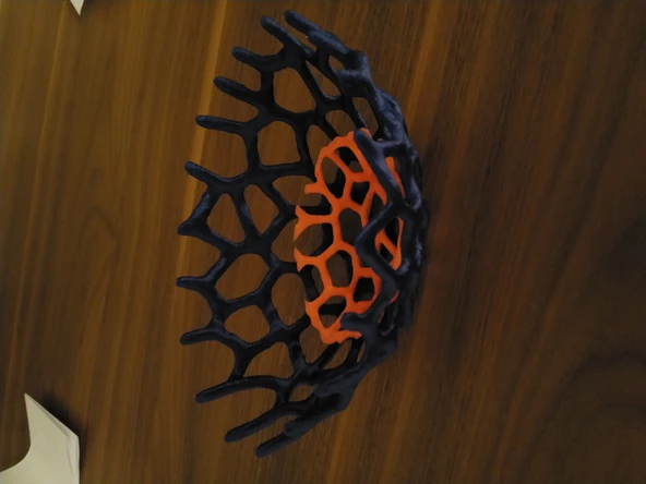 Byr Mercan tipi meyve kasesi (Voronoi malzemeleriyle oynuyor ...) (Sadece Plastik Aparattır!!!) 3D - 4