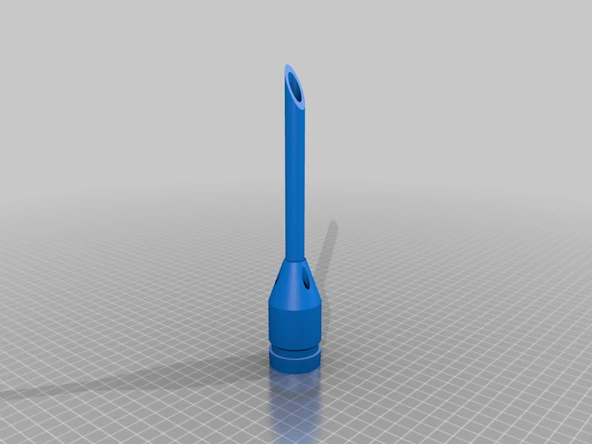 Byr Dyson Ataşmanı - Uzun İnce Başlık (Sadece Plastik Aparattır!!!) 3D - 2