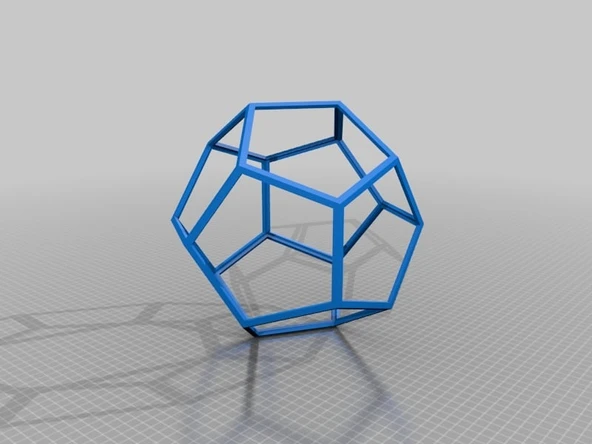 Byr Dodekahedron teraryum (Sadece Plastik Aparattır!!!) 3D