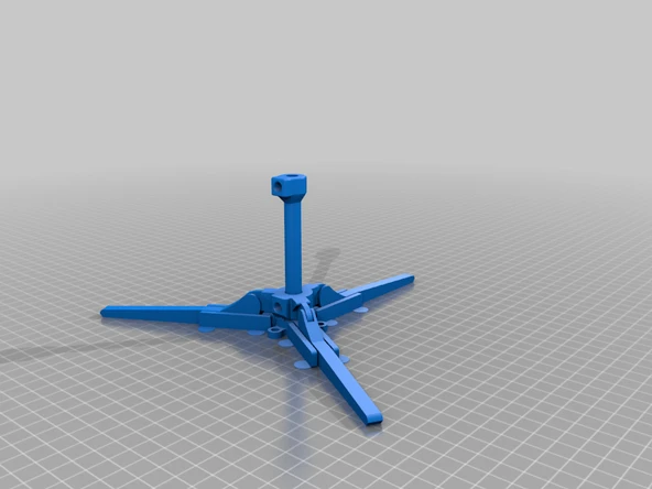 Byr Katlanabilir minyatür aydınlatma standu / tripod (Sadece Plastik Aparattır!!!) 3D - 4