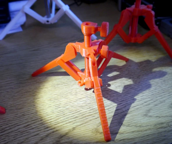 Byr Katlanabilir minyatür aydınlatma standu / tripod (Sadece Plastik Aparattır!!!) 3D - 1