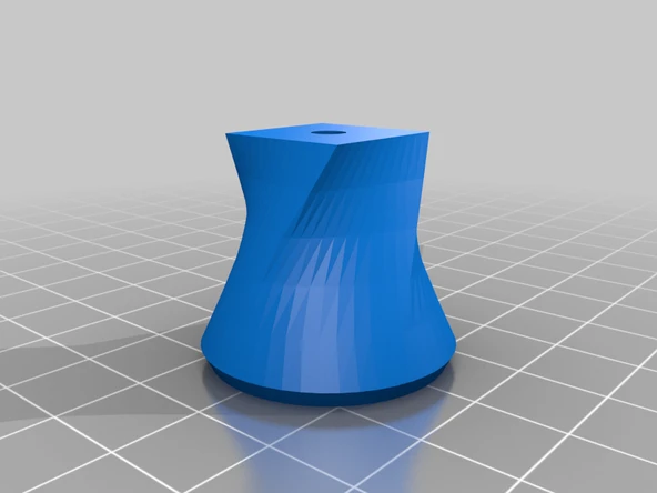 Byr Bükülmüş dolap düğmesi (Sadece Plastik Aparattır!!!) 3D - 2